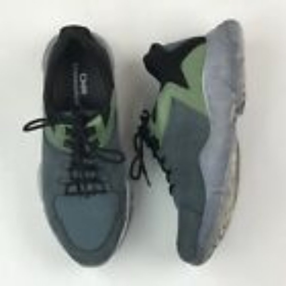 Chamaripa Men Gray Green Height Increasing Shoes sz EU 42 US 10